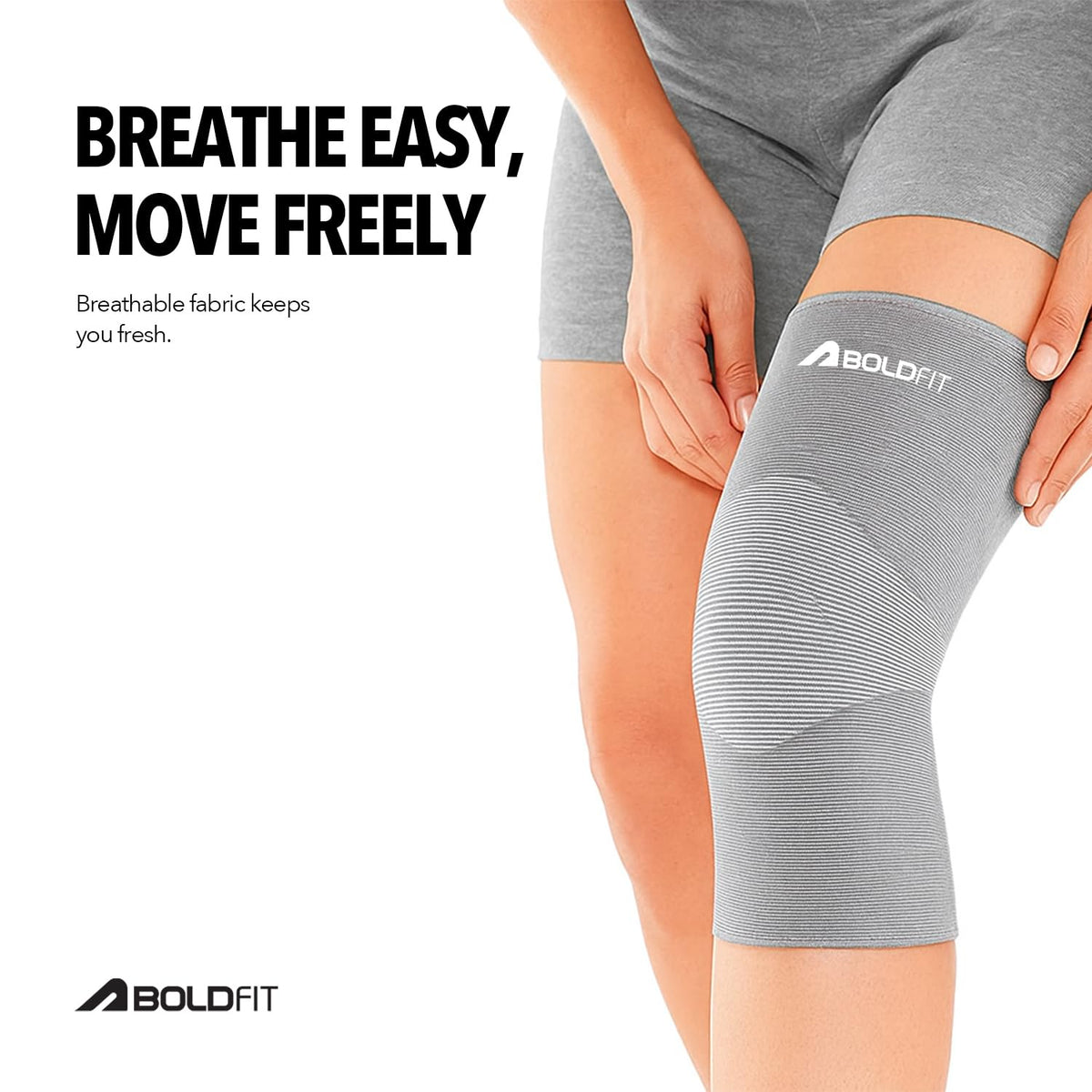 BOLDFIT Knee Support (Grey)