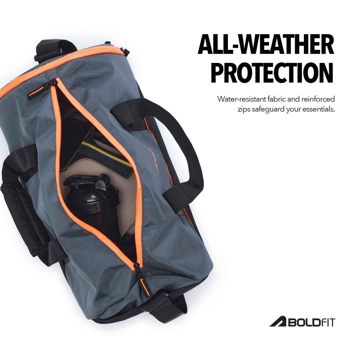 BOLDFIT Gym Bag (22L)
