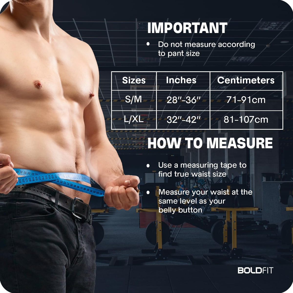BOLDFIT Gym Belt