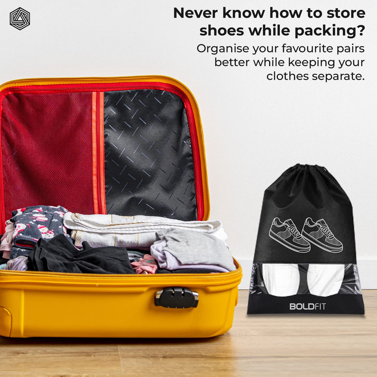 BOLDFIT Shoe Bag