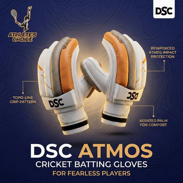 DSC Atmos Batting Gloves - Athlete’s Choice