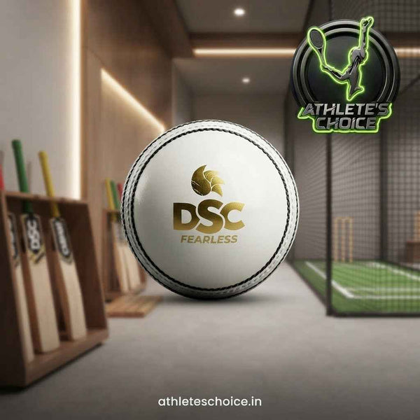 DSC Leather Cricket Ball (White)